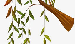 漫画柳树,漫画中的诗意时光